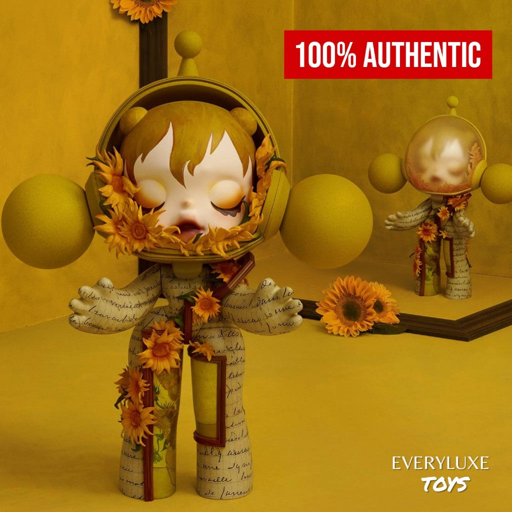 MEGA α SKULLPANDA 400% Van Gogh Museum Sunflowers